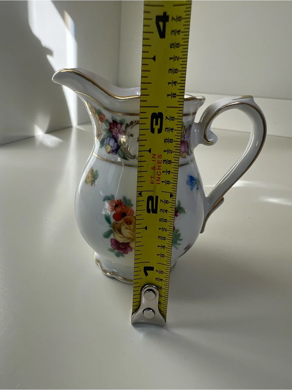 Schumann Empress Bavaria Germany Floral Porcelain Creamer